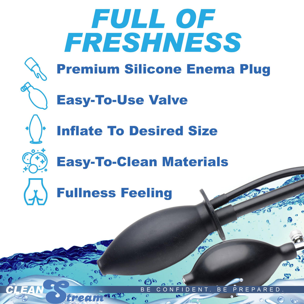 Cleanstream flared-base for stability during use.