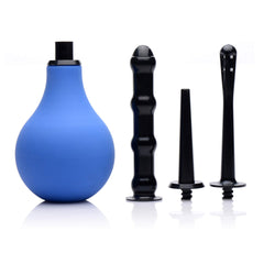 Cleanstream premium enema bulb with one-way valve for mess-free use