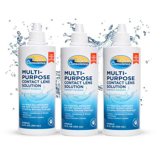 Clear Conscience 12oz bottle with pour spout for easy dispensing