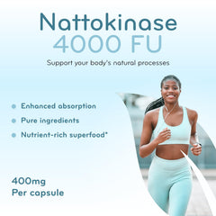 Packaging shows gluten-free claim for Clear Formulas Nattokinase.