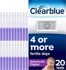Clearblue Advanced Digital Ovulation Test pack of 20 sticks for pregnancy planning