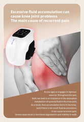 CLEVER BEAR Knee Massager portable use anywhere with LED display and simple controls.