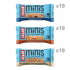 CLIF Bar Minis White Chocolate Macadamia Nut – indulgent plant-based snack.