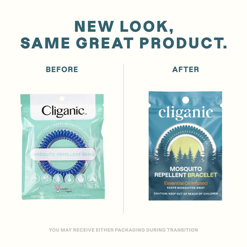 Cliganic individually wrapped bracelets for quick, mess-free use.