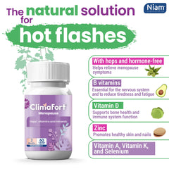 ClimaFort capsules neatly arranged for an easy daily routine
