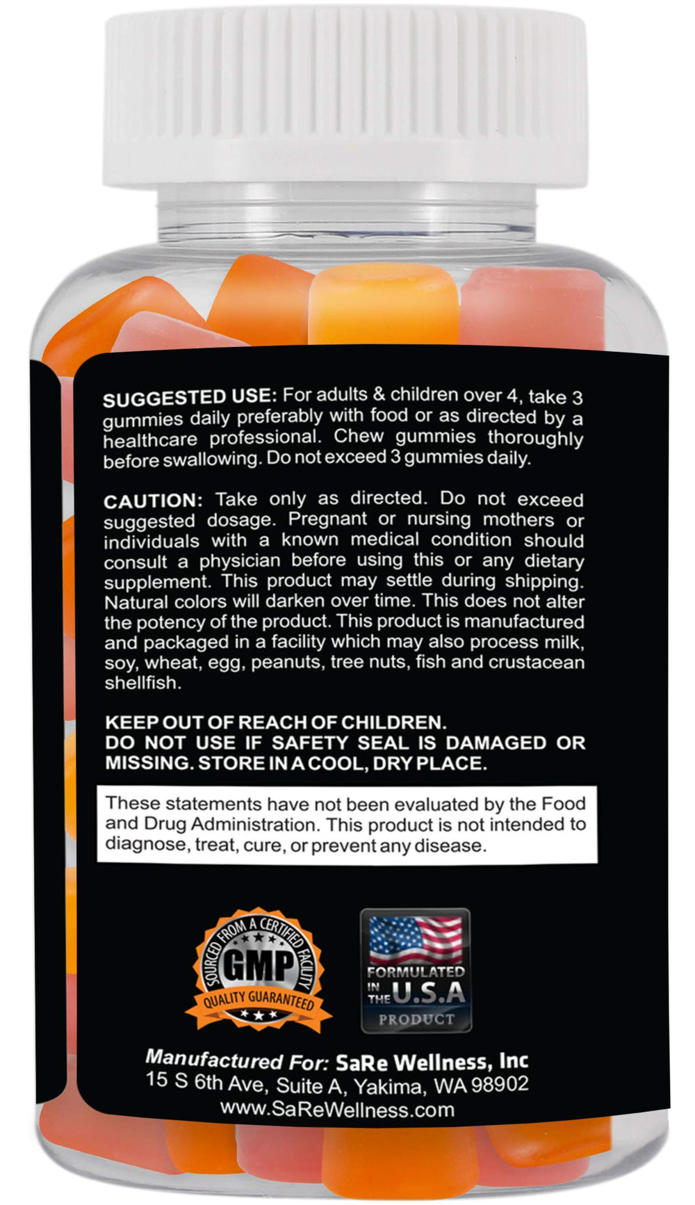 Clinical Daily Fiber Max gummies on counter, easy daily dose for the family.