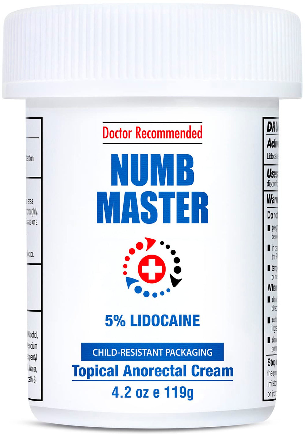Clinical Resolution Numb Master cream tube ready for fast topical relief