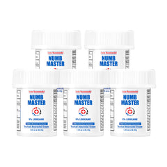 Clinical Resolution Numb Master five-percent lidocaine bottle delivers quick, targeted numbing for minor discomfort.
