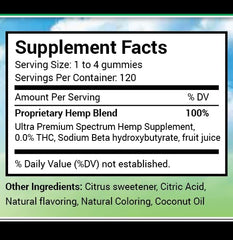 Clinical-strength gummies 120 organic-oil infused highlight natural extract for potential wellness.