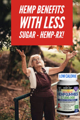 Clinical-strength gummies 120 packaging design showcases extra-large bottle and savings.