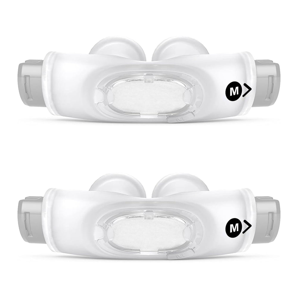 CLNRMA P30i nasal pillow 2-pack with soft silicone for comfortable CPAP fit.