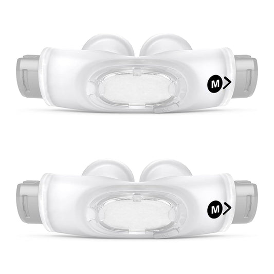 CLNRMA P30i nasal pillow 2-pack with soft silicone for comfortable CPAP fit.