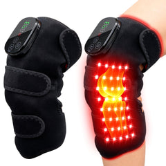 Clocness knee massager packaging shows compact cordless design for easy use.