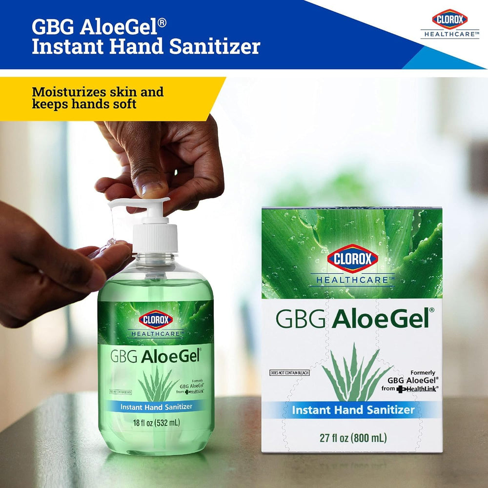 Clorox AloeGel dries quickly with no sticky residue after application.