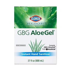 Clorox AloeGel with 64% Ethyl Alcohol for effective on-the-go sanitizing.