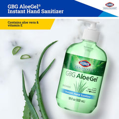 Clorox AloeGel with 64% ethyl alcohol for effective cleansing on the go.