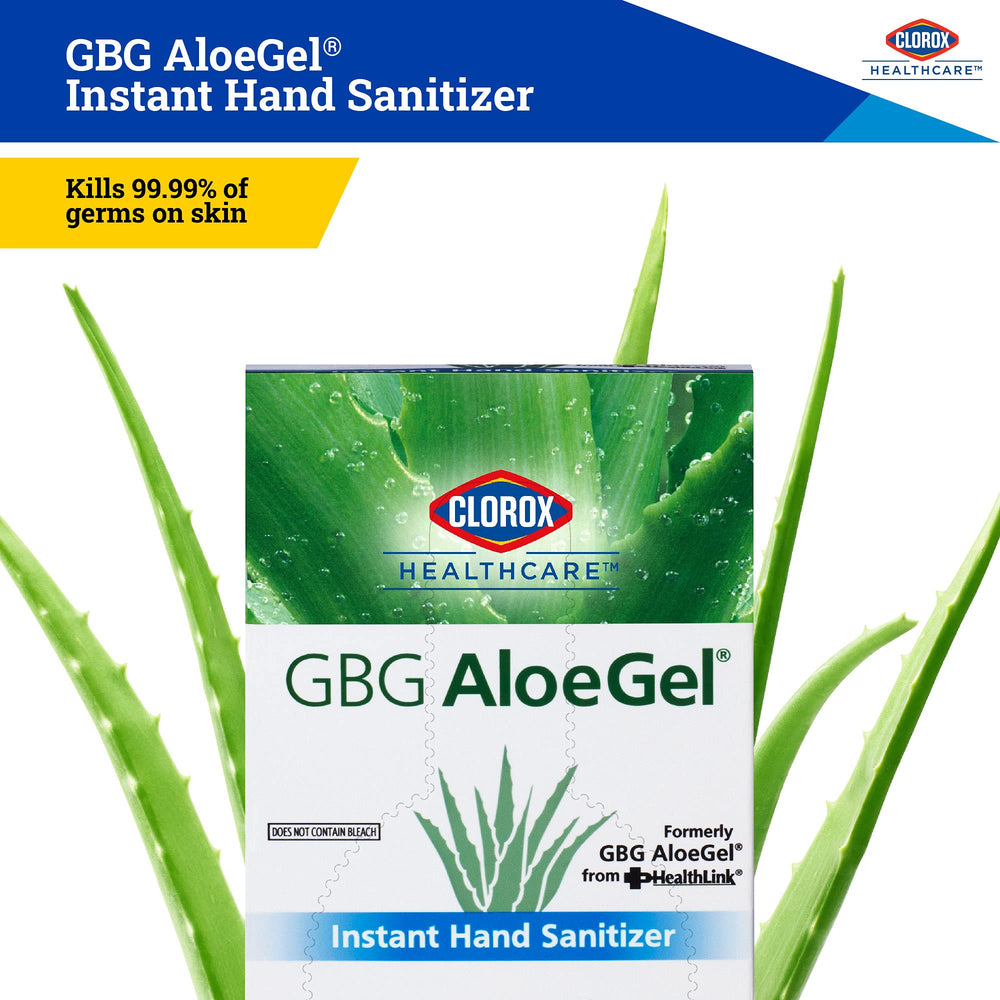 Clorox AloeGel bottle highlighting aloe vera and vitamin E ingredients.