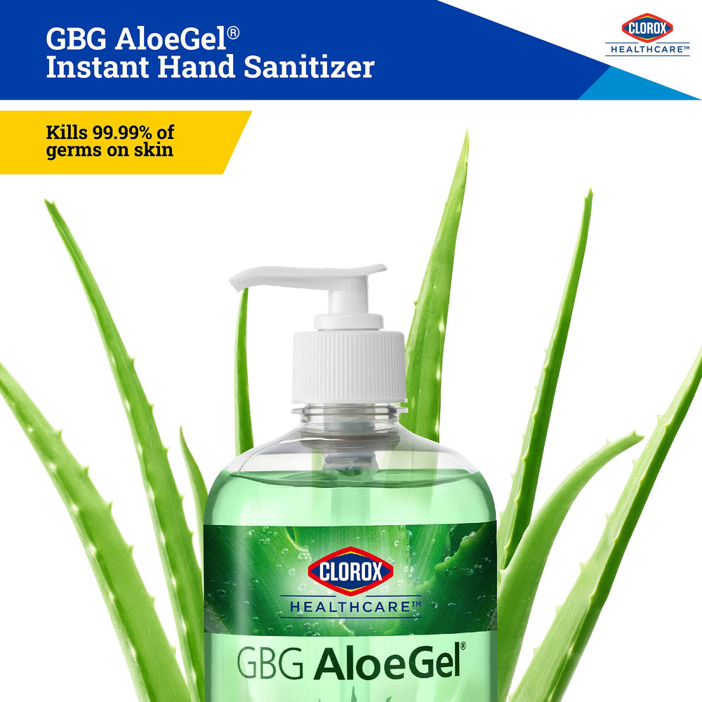 No sticky residue after using Clorox AloeGel hand sanitizer
