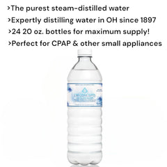 CM Concepts 20oz bottle for CPAP machines supports reliable operation