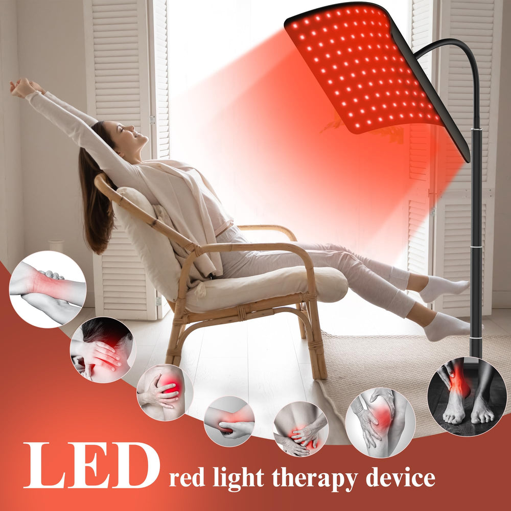 CMICE 660-850nm therapy lamp showing dual wavelengths for skin and muscle support