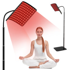 CMICE red-light panel on a stand for easy at-home exposure