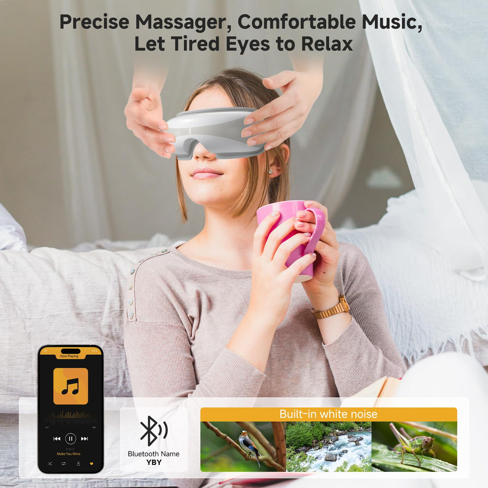 Cmprst Eye Massager portable design for use at home, office, or on the go