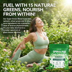 CNCHEF gummies close-up highlights chewy texture and vibrant green color for daily wellness.