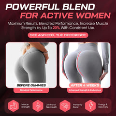 CNFHDI creatine gummies women label reveals vegan, gluten-free formulation.