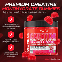 CNFHDI women's creatine gummies pack ready for training