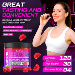 CNFHDI Creatine Monohydrate Gummies ingredients highlight BCAAs