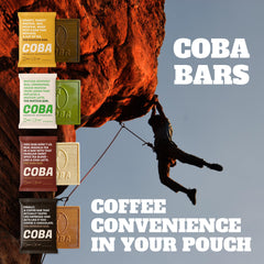 COBA energizing snack portable caffeine bite for on-the-go moments