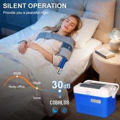 Cobalus portable cryotherapy device for home or clinic use.