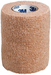 3M Coban elastic self-adherent bandage secures dressings with comfortable, breathable compression.