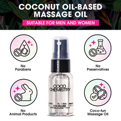 COCO CHEMISTRY Lightweight formula shown for a clean, non-greasy feel.