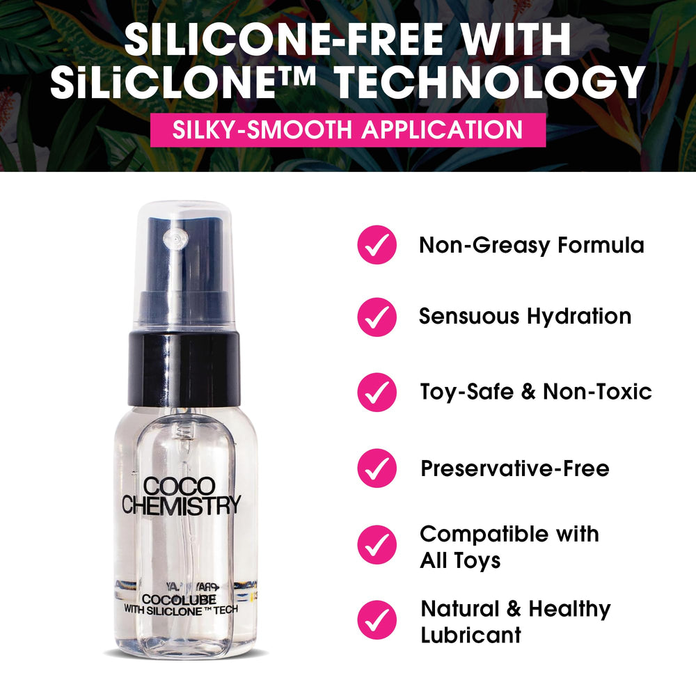 COCO CHEMISTRY Skin hydration with fast-absorbing coconut oil for daily use.