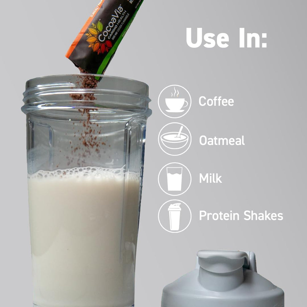CocoVia contains 30mg caffeine per stick for daytime alertness.