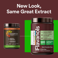 CocoaVia Cardio Health Powder blends into smoothie for a flavorful heart-friendly boost.