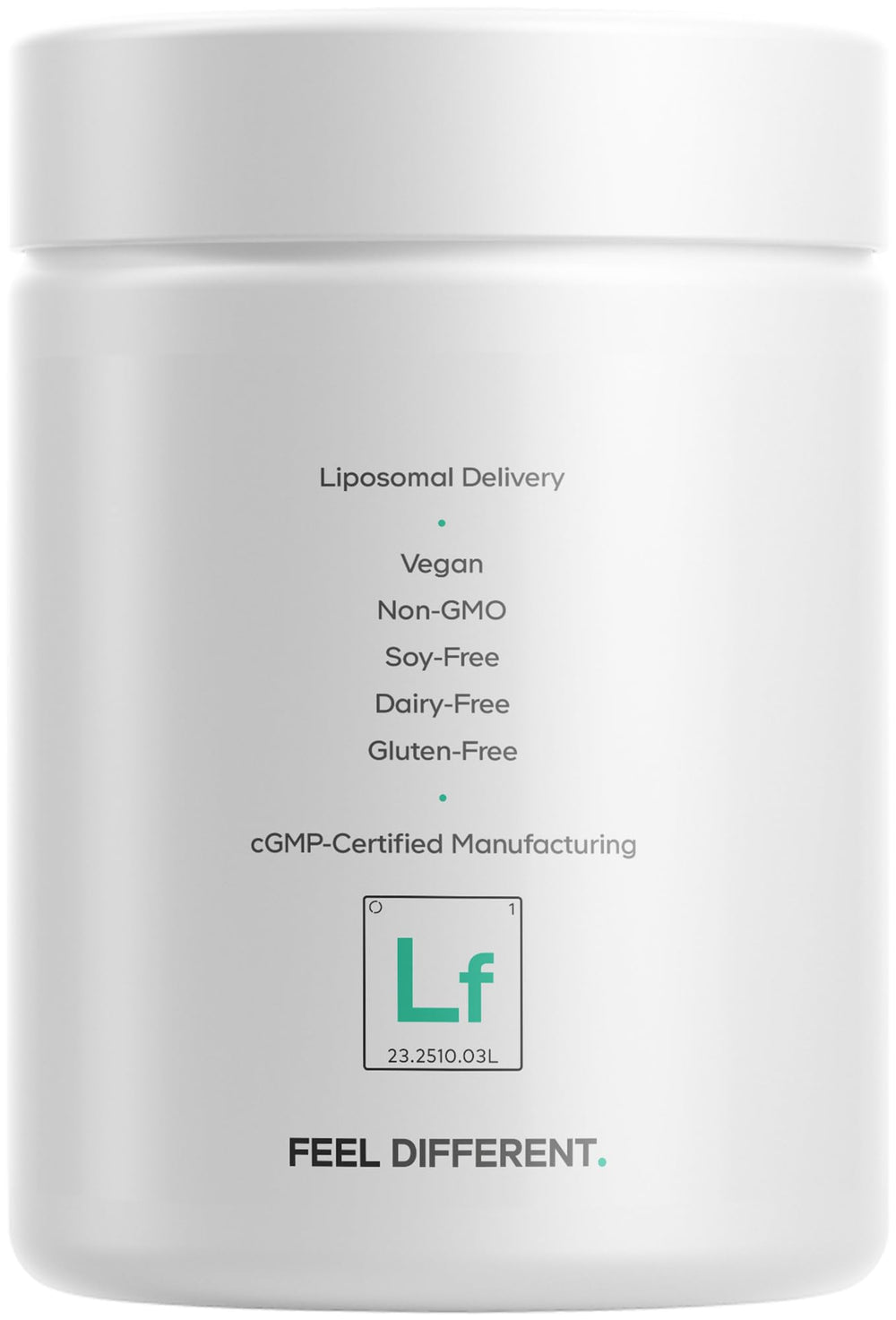 60-capsule bottle with allergen-free icons and product info