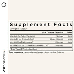 Codeage ADK capsules laid out to illustrate a convenient, one-capsule daily serving