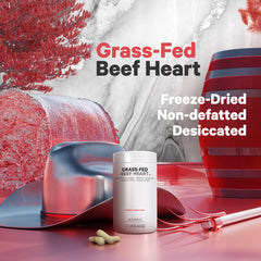 Codeage beef liver capsules close-up showcasing liver-derived nutrients