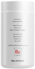 Codeage beef liver component close-up highlighting minerals