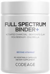 Codeage Binder bottle front view for daily-use convenience