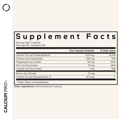 Codeage Calcium Pro+ capsules close-up showing easy daily intake.