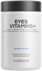 Codeage Eyes bottle front view for daily eye health support.