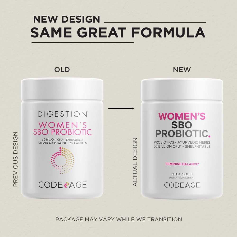 Codeage fermented-botanical-blend cranberries displayed with probiotic blend imagery.