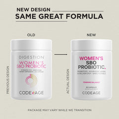 Codeage fermented-botanical-blend cranberries displayed with probiotic blend imagery.