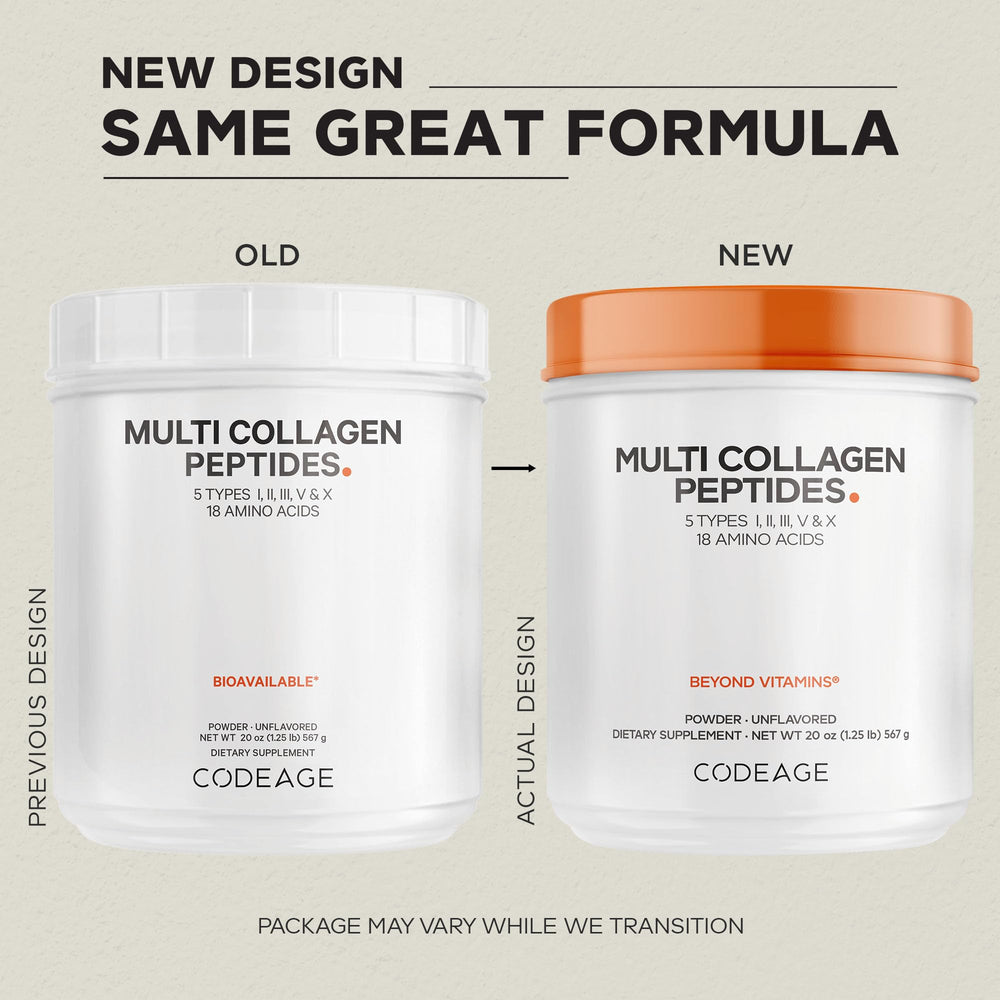 Codeage grass-fed bovine collagen; premium native peptide source.