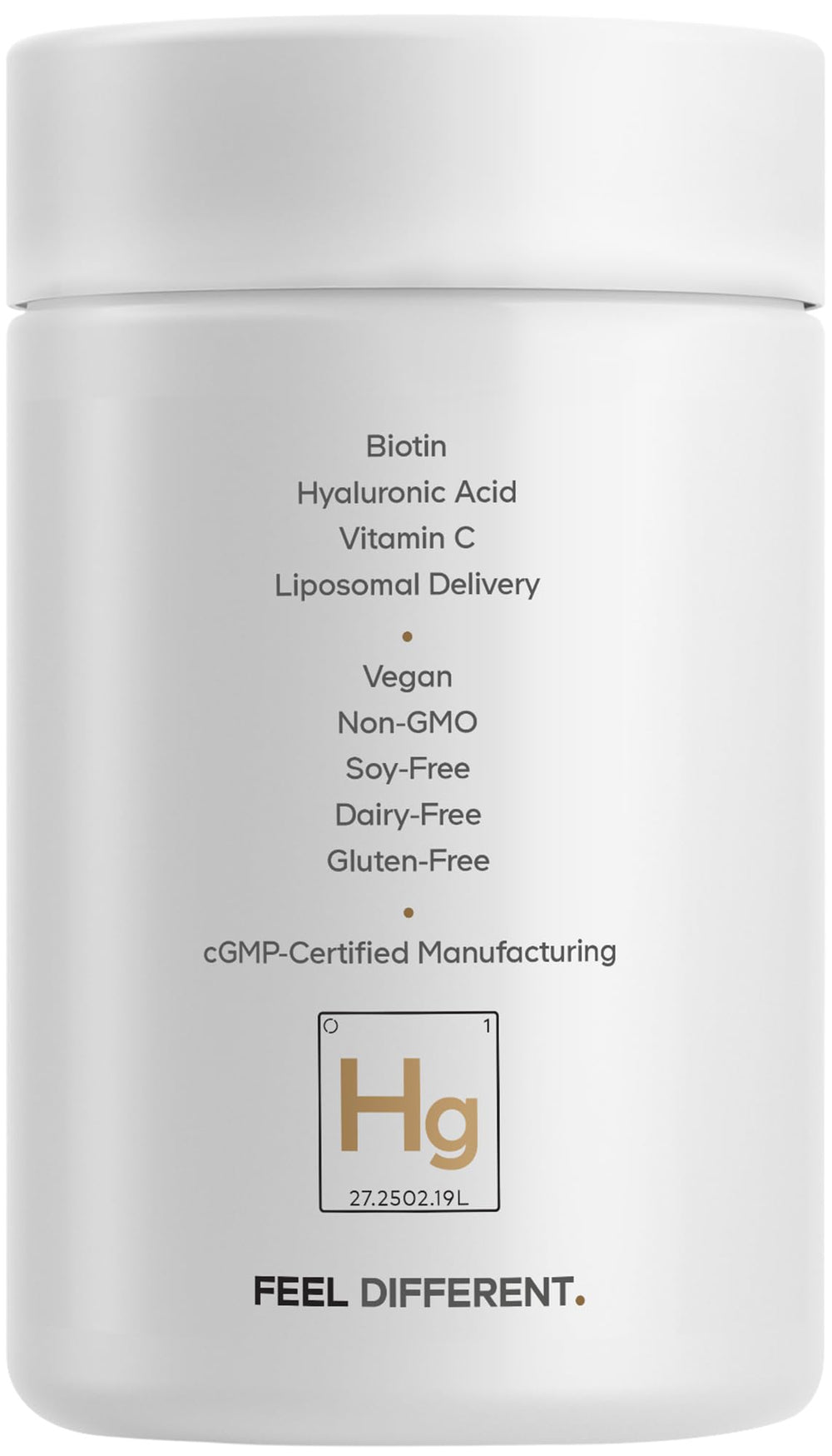 USA-made badge on bottle front communicates manufacturing quality