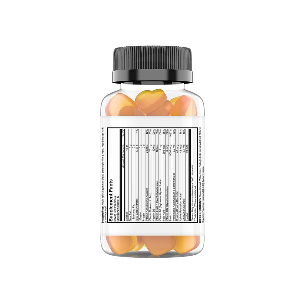 Codeage Hair Gummies strawberry coconut flavor supports tasty daily hair and nail nutrition
