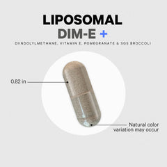 USA-made Codeage Liposomal DIM bottle with vegan and gluten-free labeling